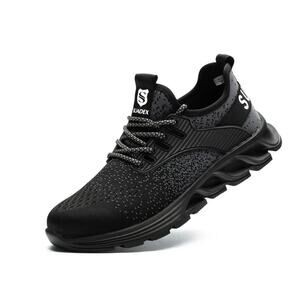 SUADEX Speed Reinforced Safety Steel Toe Sneakers EU Sz 42 Orthopedic Work Shoes